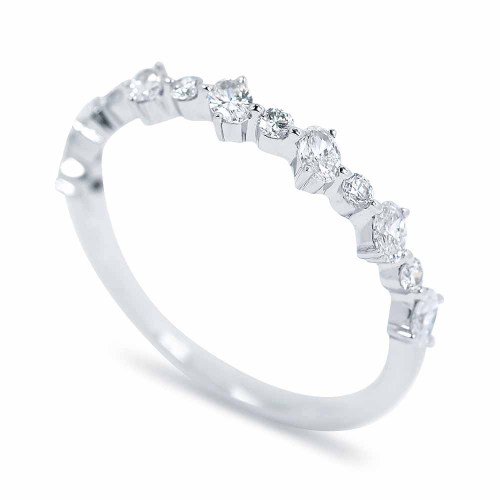 Ovális gyémánt gyűrű - Amour