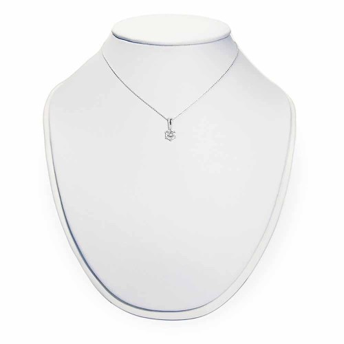 Gyémánt medál, fehérarany - 4,1mm