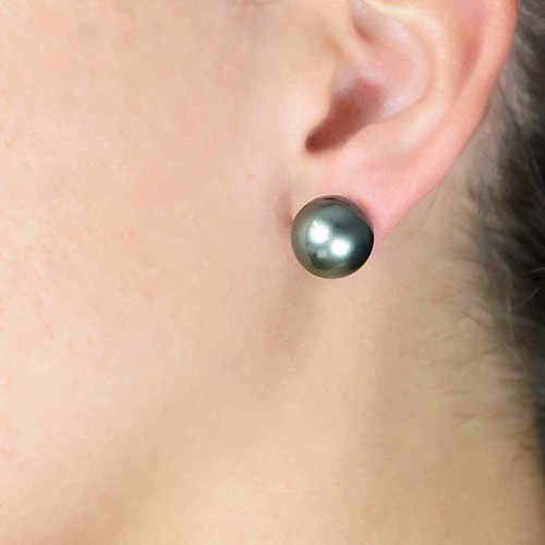 Tahiti gyöngy fülbevaló - 11,5mm