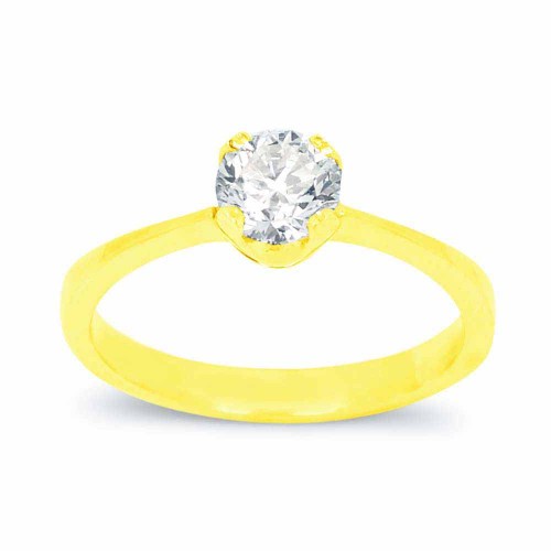 Gyémánt eljegyzési gyűrű - 0,5-0,7 karát - arany