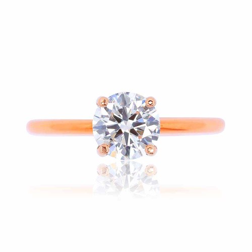 Hidden halo gyémánt gyűrű - 1,1 karát