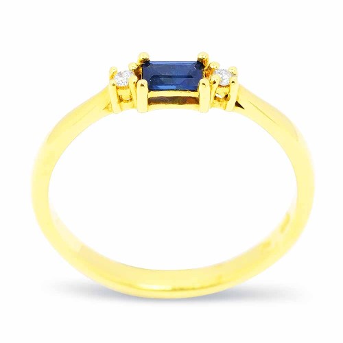 Zafír gyűrű - Germain - arany