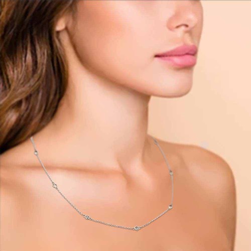 Gyémánt nyaklánc - fél karát