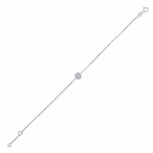 Gyémánt karlánc fehéraranyból - Hera