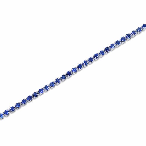 kék zafír soros karlánc