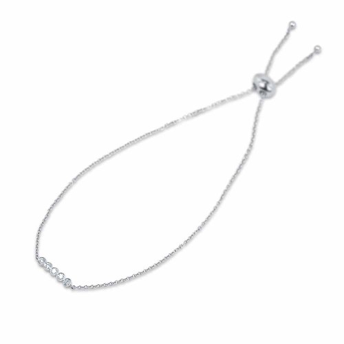 Gyémánt karkötő - 5 kővel