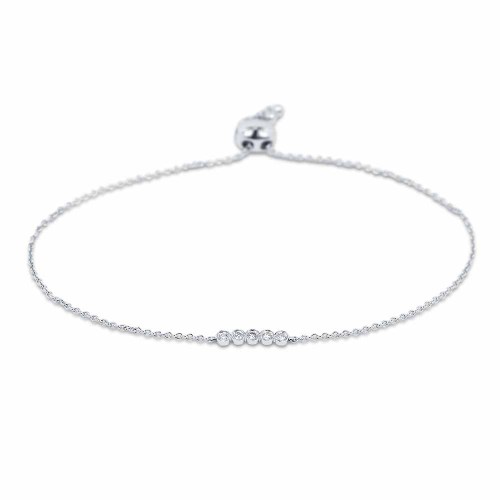 Gyémánt karkötő - 5 kővel