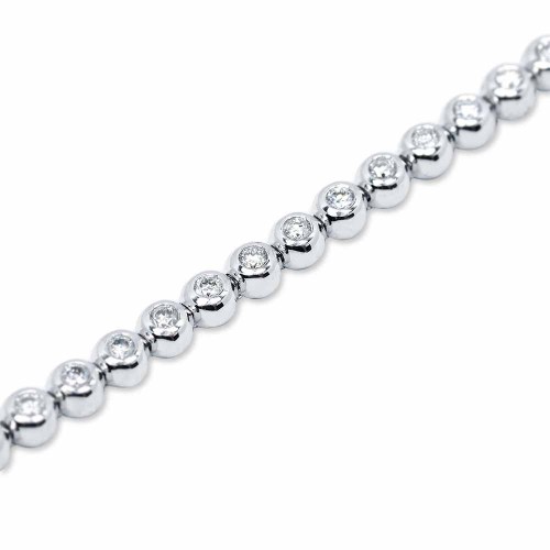 Gyémánt tenisz karkötő - bouton