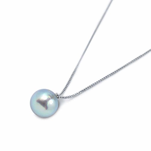 Kék gyöngy nyaklánc - 8,7mm