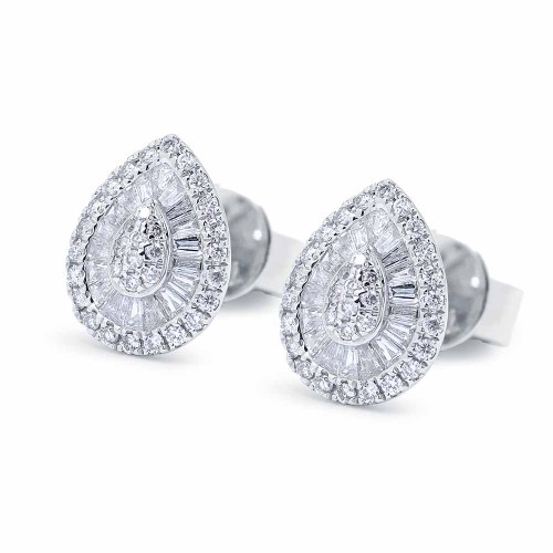 Csepp fülbevaló - 0,41 karát