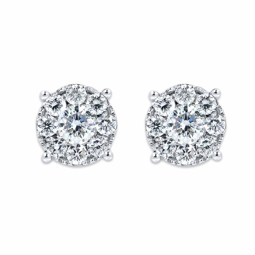 Gyémánt fülbevaló - Hortensia - 0,4ct