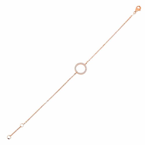 Karika gyémánt karlánc - Arte - rose