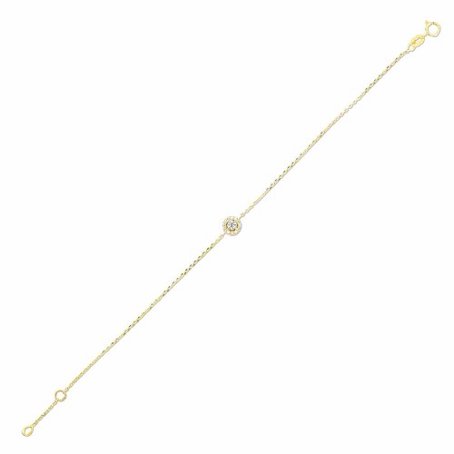 Gyémánt karlánc aranyból - Halo