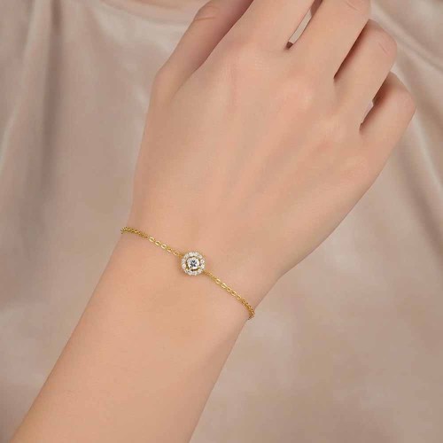 Gyémánt karlánc aranyból - Halo