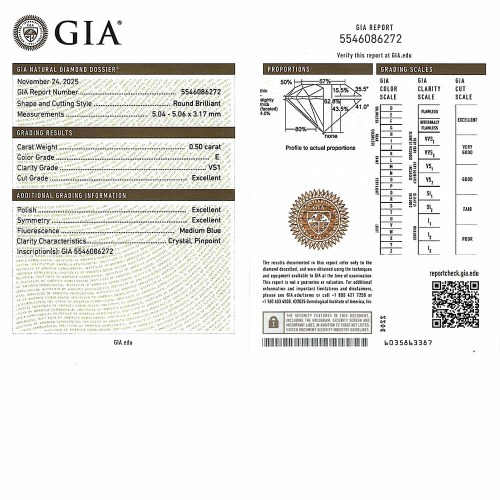 Gyémánt eljegyzési gyűrű - 0,4-0,5 karát - hatkarmos, arany