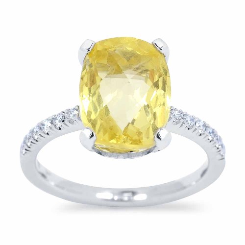 Heliodor köves gyűrű - 5 karát