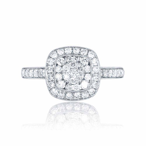 Eljegyzési gyűrű gyémánttal - Bourbon