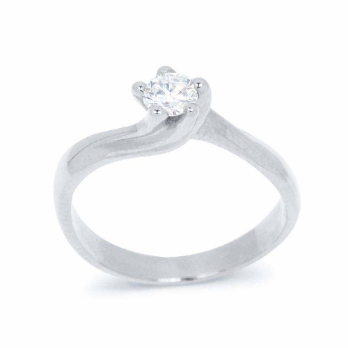 Gyémánt eljegyzési gyűrű - csavart 4-4,3mm