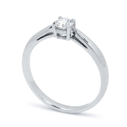 Gyémánt eljegyzési gyűrű - fehér - 4,1-4,3mm