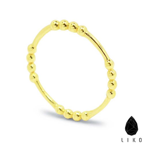 liko gyűrű, liko bubbles, arany gyűrű