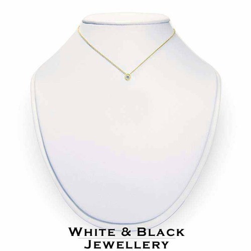 Gyémánt nyaklánc, 3,0mm, arany - buton