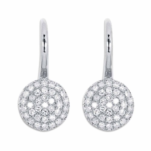 Shine fülbevaló - 0,8 karát - fehérarany