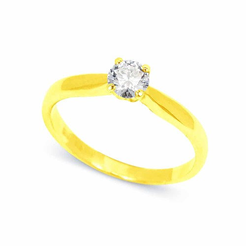 Eljegyzési gyűrű - 3,8-4,3mm - arany