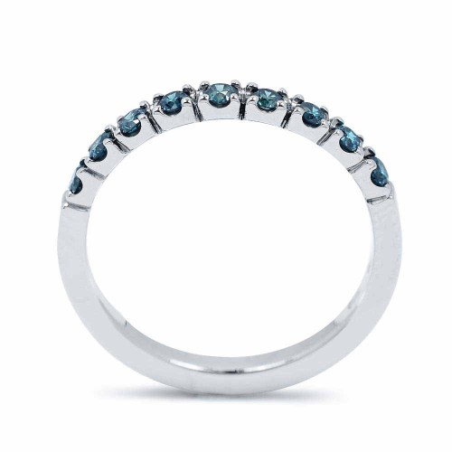 Gyémánt soros gyűrű - Kék