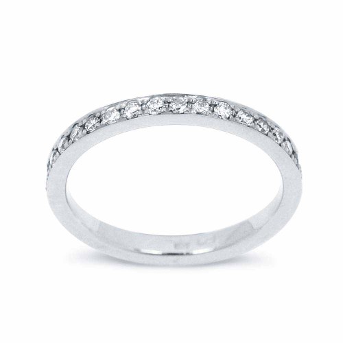 Körbe köves gyémánt gyűrű - 1,5mm - peremes