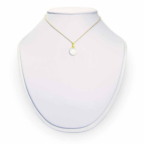 8-8,5mm igazgyöngy medál, arany