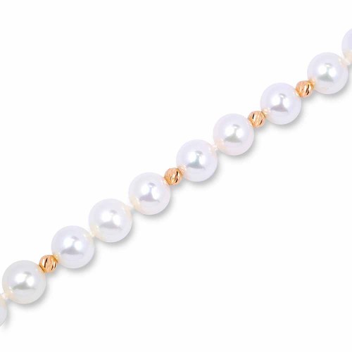 Gyöngy karlánc - 7,0mm - rose