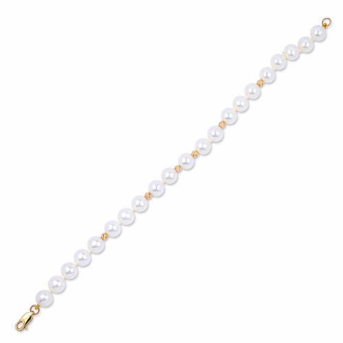 Gyöngy karlánc - 7,0mm - rose