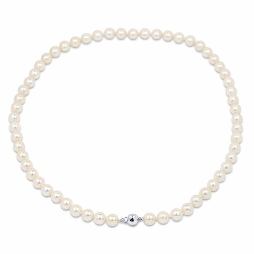 Gyöngysor 6,5-7mm, fehér zár