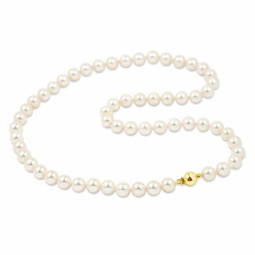 Gyöngysor 6,5-7mm, 45cm, arany