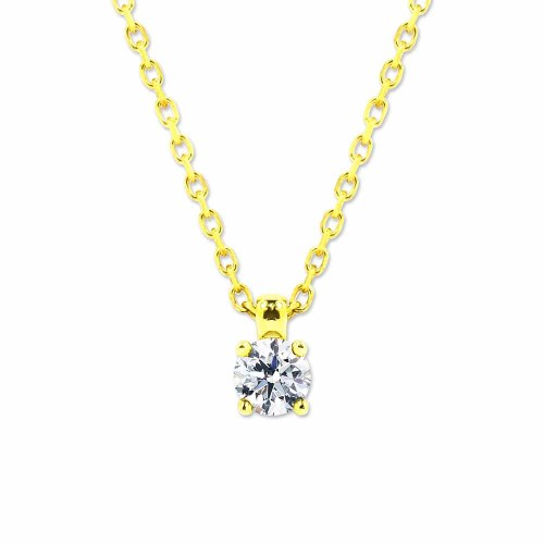 Gyémánt nyaklánc, arany - 3,4-3,8mm