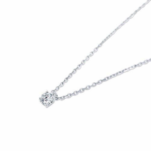 Gyémánt nyaklánc, fehérarany - 3,4-3,8mm