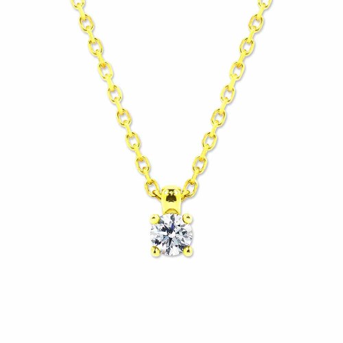 Gyémánt nyaklánc, arany - 2,8-3,2mm