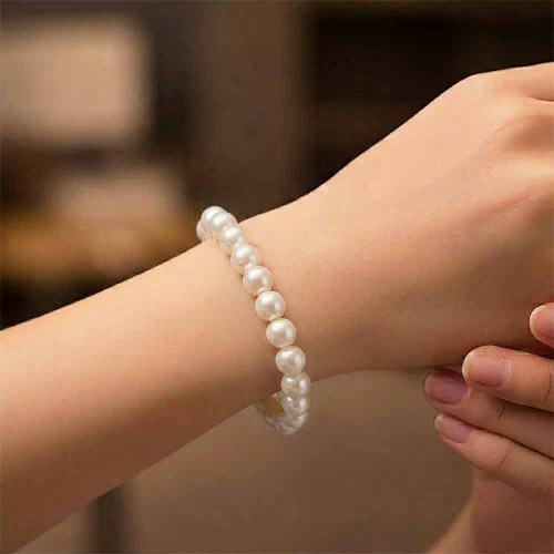 Gyöngy karlánc karon, 7-8mm