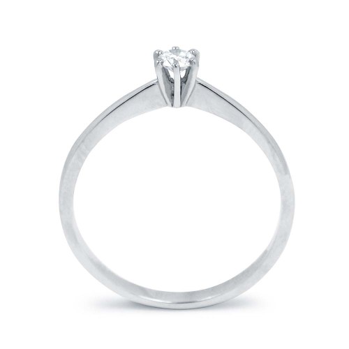 Fehérarany eljegyzési gyűrű - 3,2-3,6mm gyémánt