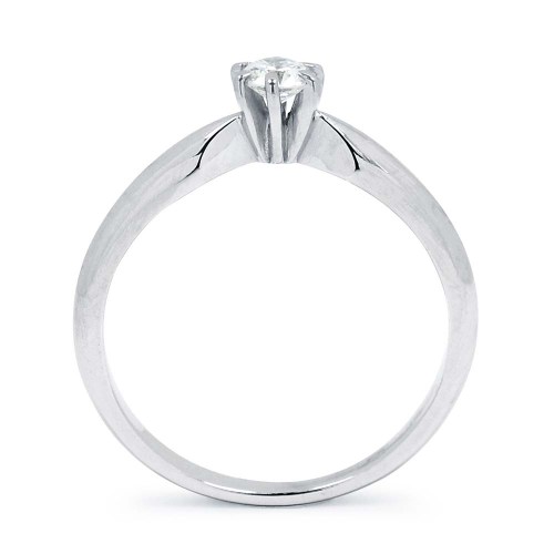 Fehérarany eljegyzési gyűrű - 3,4-3,8mm gyémánt