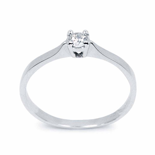 Gyémánt eljegyzési gyűrű, négykarmos  -  3,6-3,8mm