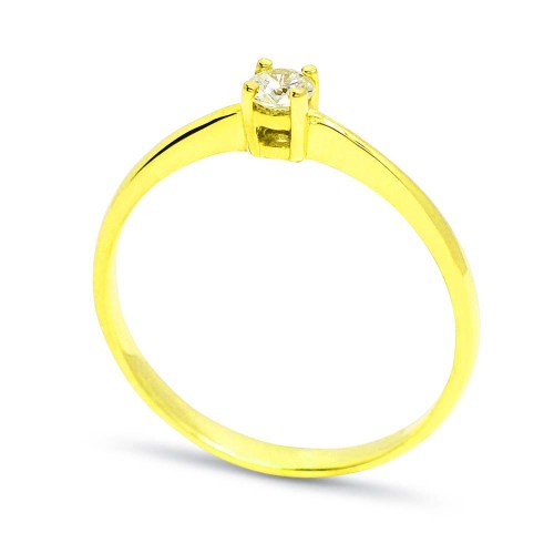 Gyémánt eljegyzési gyűrű - arany 3-3,5mm